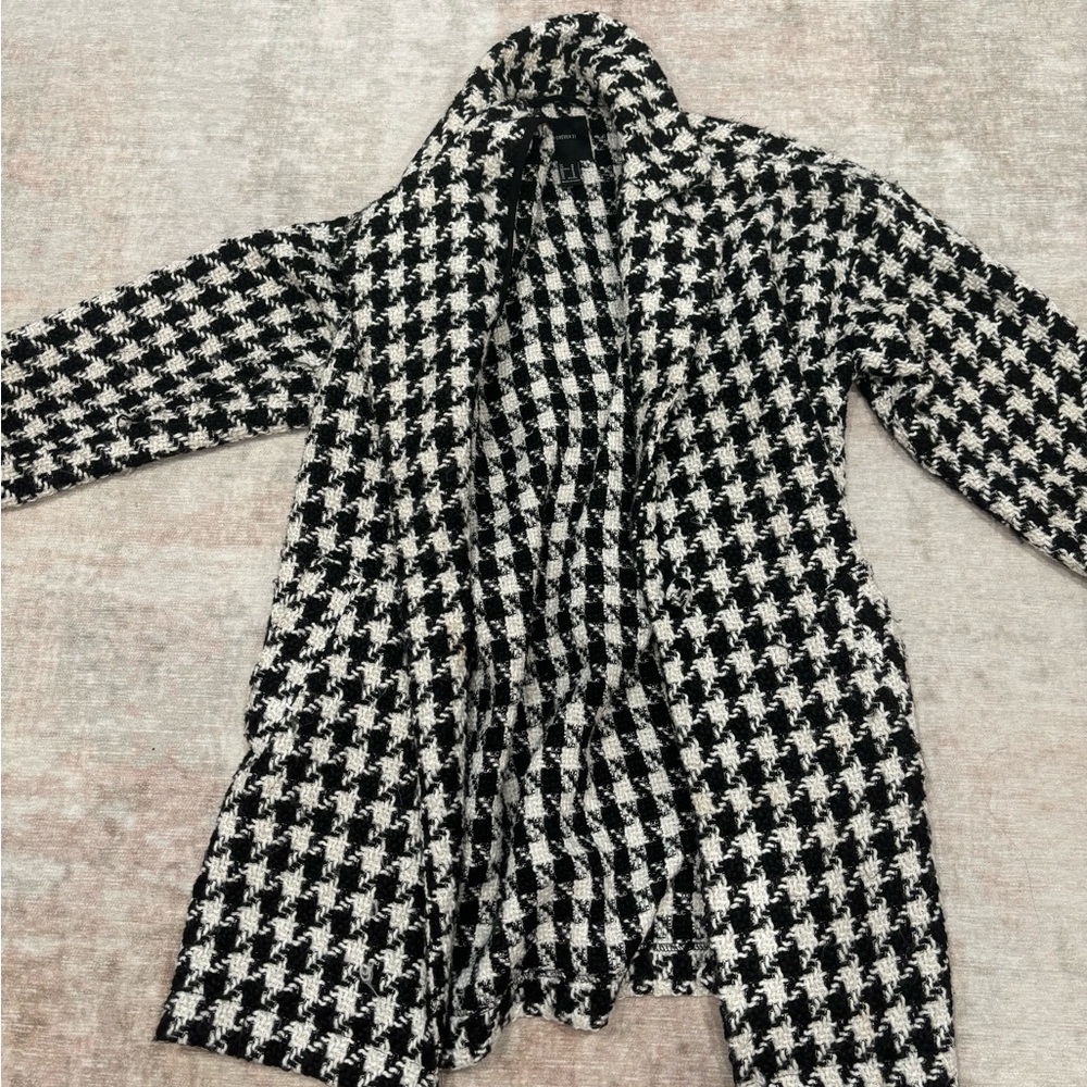 Black and White Tweed Jacket Medium